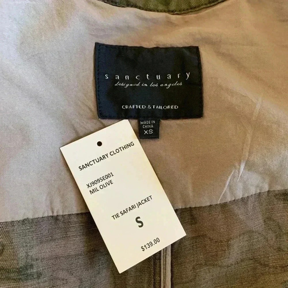 NWT Sanctuary camouflage vest XS - Picture 3 of 9